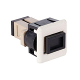 OCC AADLCM09 Duplex LC Multimode Fiber Optic Cable Connector, Yellow