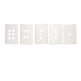 OCC DPK0601 Faceplate Double Gang FM KMJX6, Office White