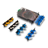 OCC FSCSA12DSCP Splice Cassette with Fiber Pigtails, SC x 12, APC