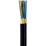 OCC HC048DSLACKR HC-Series 48 Fiber, SLA, High-Density Riser Indoor/Outdoor PVC Fiber Optic Tray Cable, PVC Jacket, Printed in Feet, 1000' (304.8m), Black