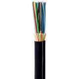 OCC HC048DSLACKR HC-Series 48 Fiber, SLA, High-Density Riser Indoor/Outdoor PVC Fiber Optic Tray Cable, PVC Jacket, Printed in Feet, 1000' (304.8m), Black