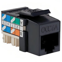 OCC K6A12 CAT6A KMJ Outlet Jack, Bright White