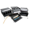OCC RTC4U-12APBL 4RU Fiber Termination Enclosure, 12 Adapter Panels, Black