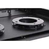 OCC RTC4U-12APBL RTC1U-HD4APBL 1RU Fiber Termination Enclosure, 4 Adapter Panels, Black