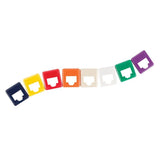 OCC U6A03 CAT6A UMJ Keystone Jack, Red Bezel
