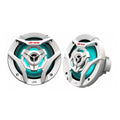 JVC CS-DR621MWL drvn 6.5" 2-Way Marine Speakers with RGB LED, White (Pair)