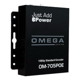 Just Add Power OM-705POE HD over IP Gigabit PoE Transmitter, 1080p, 10W PoE (Previous VBS-HDIP-705POE)