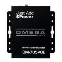 Just Add Power OM-705POE HD over IP Gigabit PoE Transmitter, 1080p, 10W PoE (Previous VBS-HDIP-705POE)