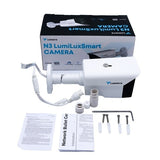 Luminys N3B-8LA2 N3 Series LumiLuxSmart 8MP Bullet IP Camera, 2.8mm Lens, IR and White-Light LEDs, Black