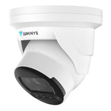 Luminys N5T-4LAV 4MP IP LumiLuxSmart Turret Camera, 2.7-12mm Vari-Focal Lens, IP67, White