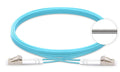 TechLogix M4D-ARM-LCLC-50 Armored OM4 Multimode Duplex LC to LC Fiber Patch Cable, 50m