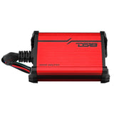 MP 4-Channel Full-Range Class D IP55 Marine and Powersports Amplifier 4 x 40 Watts Rms @ 4-Ohm - side view | Silarius