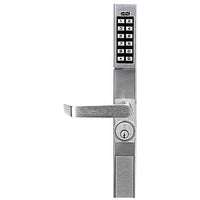 Napco DL1250/26D2 Push Button Aluminum Door Trim with 1-Knob, up to 100-Users, Satin Chrome