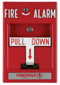 Napco FWC-FSLC-PULL2K Addressable Manual Pull Station, Dual Action Key Lock Access Lift and Pull