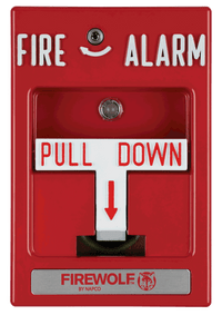 Napco FWC-FSLC-PULL2K Addressable Manual Pull Station, Dual Action Key Lock Access Lift and Pull
