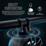 6.5" NXL-iQ Marine Short Tower Coaxial Speakers with Digital LED Lights, 150W RMS, 300W Max, 4-Ohm