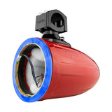 NXL 6.5' Marine and Powersports Empty Tower LED RGB Lights -Red - rear view | Silarius