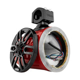 NXL 6.5' Marine and Powersports Empty Tower LED RGB Lights -Red - detail view | Silarius
