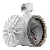 NXL 8" Marine and Powersports Empty Tower LED RGB Lights - White - detail view | Silarius
