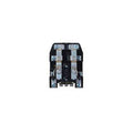 Space Age Electronics SSU-MR-199X-13 MR-199 Series Heavy-Duty Power Relay, 30A, 24VDC, DPDT, Track Mounted