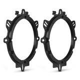6.5' PRO Midrange Coaxial Speakers with Amplifier and OEM Adapters - rear view | Silarius