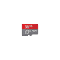 SanDisk SDSQUAC-256G-AN6MA Ultra Microsdhc Memory Card, 256GB, 150MB/S, C10, Uhs, U1, A1, Card W/ADAPTER