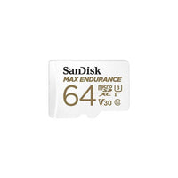 SanDisk SDSQQVR-064G-AN6IA Max Endurance Microsdxc, 64GB, U3, V30, C10, Full HD Recording, W/ADAPTERU3