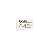 SanDisk SDSQQVR-064G-GN6IA Max Endurance microSD Card UHS-I 64GB MicroSD 100MB/s(R) / 40MB/s(W)