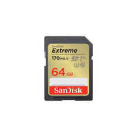 SanDisk SDSDXV2-064G-ANCIN Extreme SD UHS-I 64GB SD 170MB/s(R) / 80MB/s(W)