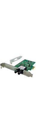 Lantronix N-FXE-ST-02B Network Interface Card, 100Base-FX, PCle, ST MM, 2KM, Std/low Profile, PXE