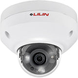 LILIN P5R6352E2 5MP IR Vandal-Resistant Dome IP Camera, 2.8mm Fixed Lens, White