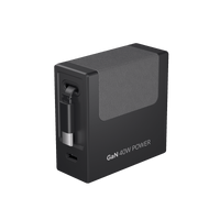 Gitryin Retractable 40W Charger for 3C Devices - Black - front view | Silarius