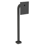 Pedestal Pro 22PE1-XLG-001-CRS 48" Steel Gooseneck Pedestal - LittleBird/GateHawk