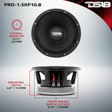 PANCADÃO Mid-Bass Loudspeaker 10' 1500 Watts Rms 8-Ohm - detail view | Silarius