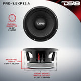 PANCADAO Mid-Bass Loudspeaker 12' 1500 Watts Rms 4-Ohm - detail view | Silarius