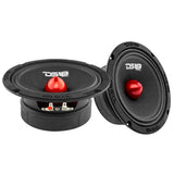 PRO Audio 6.5' Midrange Speaker Upgrade Kit - With OEM Speaker Adapters, Amplifier & Wiring Kit - side view | Silarius