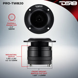 2.3' High Compression Neodymium Super Bullet Tweeter 100 Watts 1.4' Aluminum 4-Ohm Vc - detail view | Silarius