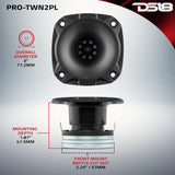 3' High Compression Neodymium Hybrid Driver/Tweeter 100 Watts 1' Polyester 4-Ohm Vc - detail view | Silarius