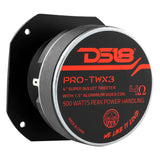 4' Super Bullet Tweeter 250 Watts 1.5' Titanium 4-Ohm Vc - rear view | Silarius