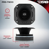 4' Super Bullet Tweeter 250 Watts 1.5' Titanium 4-Ohm Vc - detail view | Silarius