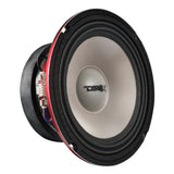 6.5' Mid-Range Loudspeaker with Dual RGB LED For Cone & Dust Cap 250 Watts 4-Ohm - rear view | Silarius