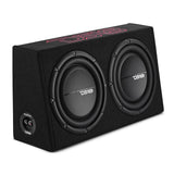 Loaded 10” Subwoofer + Passive Radiator Enclosure for Pickup Trucks