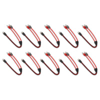 Level 2 RCA 100% Copper OFC Y Connector 1 FEMALE to 2 MALE - 10 Pack