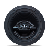 TruAudio REV72SUR New Revolve Series™ 3-way in-ceiling angled home theater surround, 7" Polypropylene woofer, (2) 1" silk-dome swivel tweeter, 150 watts, 8 ohm. Sold each