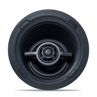 TruAudio REV72 New Revolve Series™ 3-way in-ceiling angled home theater, 7" Polypropylene woofer, 3" polypropylene swivel midrange, 1" silk-dome tweeter, 150 watts, 8 ohm