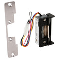 RCI L65059 6 Series Electric Strike, Low Profile, 5-7/8" Round Corner Faceplate, Fail Safe / Fail Secure, Satin Stainless Steel