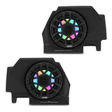 Polaris RZR-PRO 2020-2024 Rear Speaker Pods Loaded with NXL-iQ 6.5" Coaxial Speakers with Digital LED Lighting