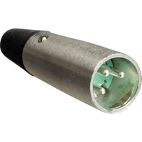 Switchcraft A3M A-Series 3-Pin XLR Male Cable End, Silver / Nickel