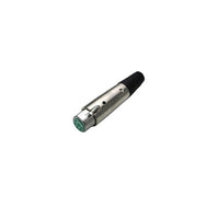 Switchcraft A6F Series 6-Pin XLR Female Cable Mount, Silver Pins, Nickel
