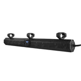 37' Marine Sound Bar Speaker System, 10 Speakers 1200 Watts, Bluetooth v5.0, Rotating Control Panel - rear view | Silarius